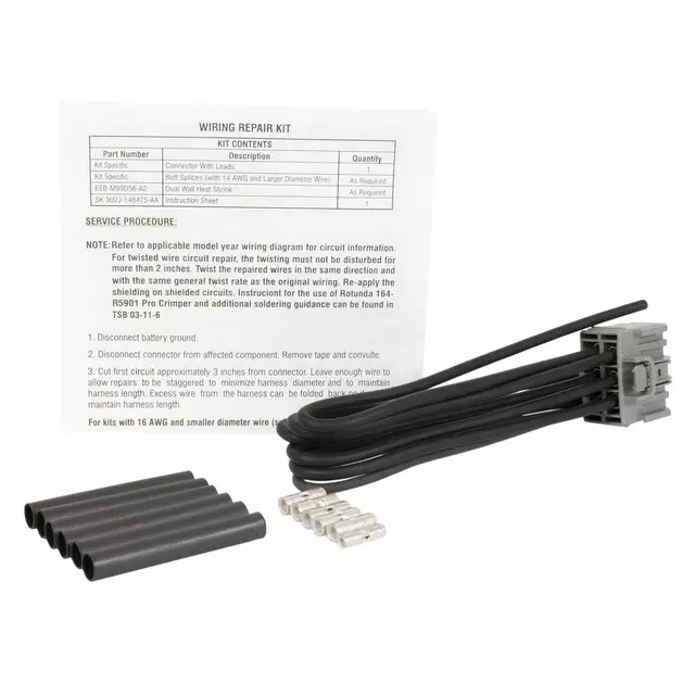 3U2Z14S411HEA - : Wire Assembly for Ford Image