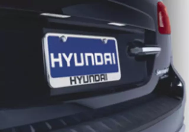 40231918 - Exterior: License Plate Frame for Hyundai Image