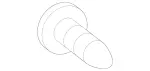 69905212 - Body: Molding Screw for Mercedes-Benz: Sprinter 1500, Sprinter 2500, Sprinter 3500, Sprinter 3500XD, Sprinter 4500 Image