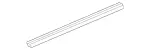 2037252265 - Body: Door Window Belt Weatherstrip for Mercedes-Benz Image