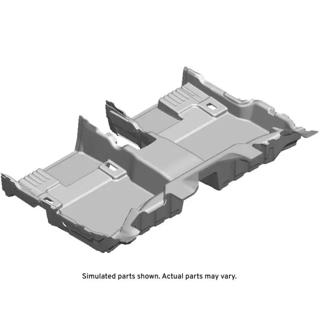 26214289 - : Jet Black Rear Floor Panel Carpet for GM Image