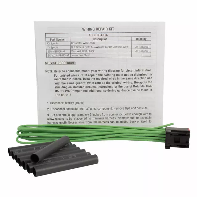 9U2Z14S411RA - : Wire Assembly for Ford Image