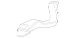 2118311946 - Heating and Ventilation: Air Duct for Mercedes-Benz Image