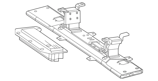 1672406700 - Engine Suspension: Cross Strut for Mercedes-Benz: GLE450, GLE53 AMG, GLS450 Image image