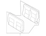 46392050049A84 - Body: Seat Back Assembly for Mercedes-Benz Image