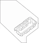 849756SA0A - Body: Storage Box for Infiniti Image