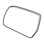 KB3Z17K707E - Body: Mirror Glass for Ford Image