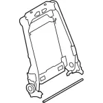 AU5Z9661019A - Body: Seat Back Frame for Ford: F-150 Image