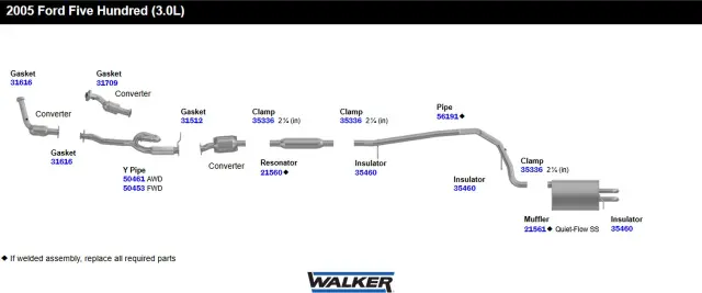 31616 - Gaskets: Exhaust Pipe Flange Gasket for Walker Exhaust Image