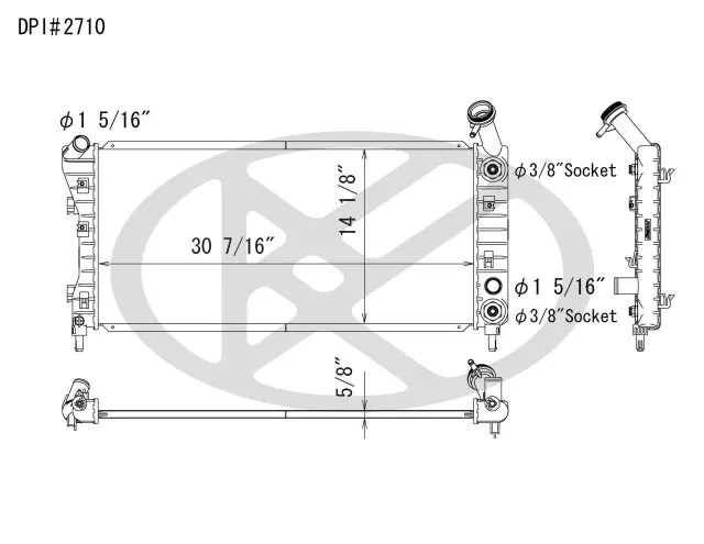 A2710 - : Koyorad Radiator for Koyo Image