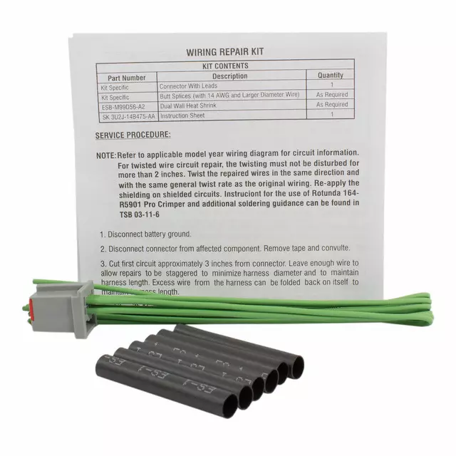 8U2Z14S411XA - : Wire Assembly for Ford Image