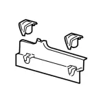 CK4Z61311A59AB - : Center Molding for Ford: Transit-150, Transit-250, Transit-350, Transit-350 HD Image