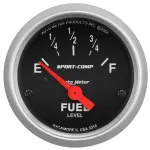 3316 - : GAUGE, FUEL LEVEL, 2 1/16", 240OE TO 33OF, ELEC, SPORT-COMP for AutoMeter Image