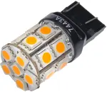 7443ASMD - Electrical, Lighting and Body: 7443 Amber 5050SMD 20LED Bulb for Dorman Image