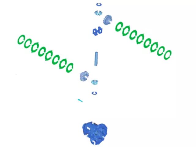 JR3Z4026A - Universals &amp; Rear Axle: Differential Case for Ford: Mustang Image