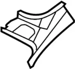 76326AM800 - Body: Corner Reinforced for Infiniti Image