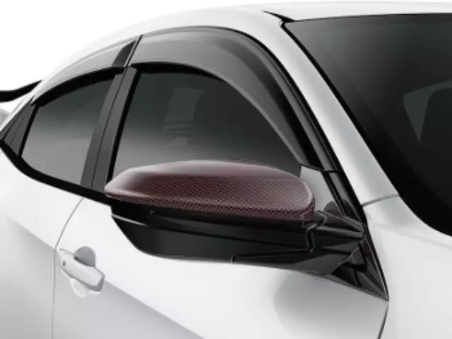 8R06TGH110 - Exterior: Carbon Fiber Door Mirror Covers for Honda: Civic Image