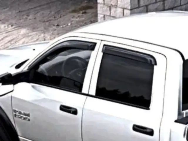 82213486AB - Exterior Accessories: Side Window Air Deflector for Dodge: Ram 1500, Ram 2500, Ram 3500 | Ram: 1500, 1500 Classic, 2500, 3500 Image