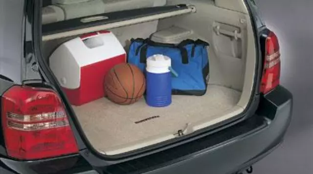 PT5484806531 - Cargo Management: 2005-2007 Toyota Highlander - Cargo Mat Carpet Highlander Logo Ash for Toyota Image