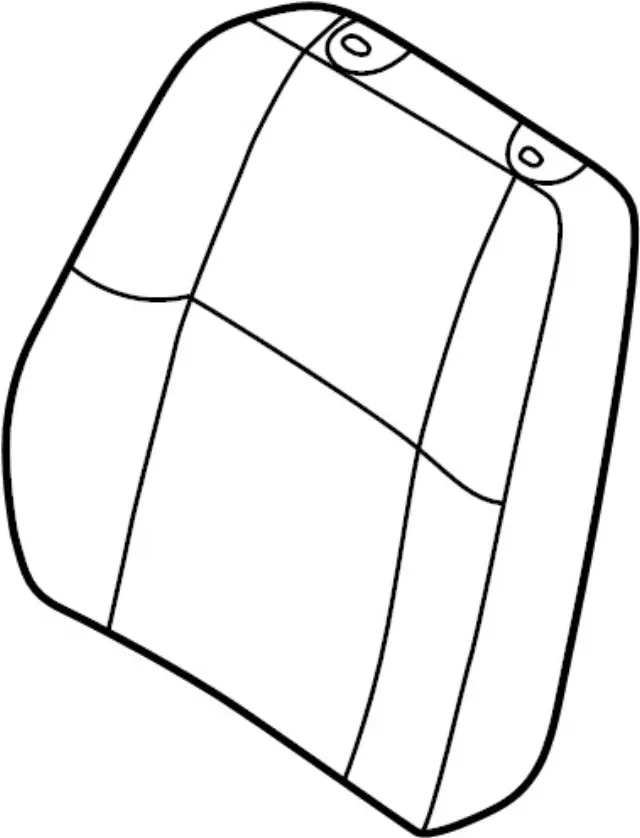 876704W064 - Body: Seat Back Cover for INFINITI: QX4 Image