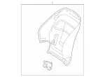 22391022093F17 - Body: Seat Back Panel for Mercedes-Benz Image