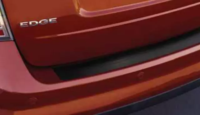 2007 thru 2010 Edge OEM Genuine Ford Rear Bumper Protector with Logo - Ford (7T4Z-17B807-AA)