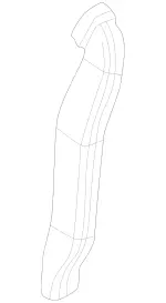 4638316645 - Heating and Ventilation: Duct for Mercedes-Benz Image