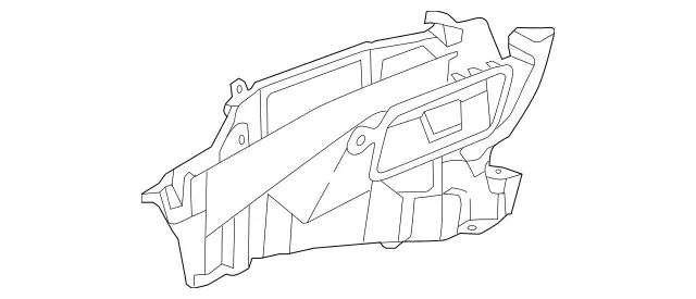 2128300144 - Heating and Ventilation: Housing for Mercedes-Benz: CLS400, CLS550, CLS63 AMG, CLS63 AMG S, E250, E350, E400, E550, E63 AMG, E63 AMG S Image image
