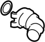 21512JK20A - Cooling System: Inlet Pipe for INFINITI: G25, G35, G37, Q40, Q60 Image