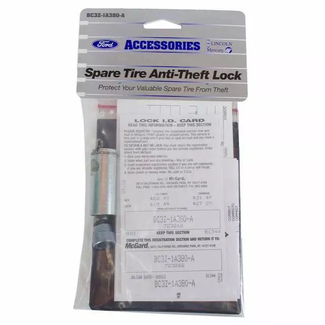 BC3Z1A380A - Body: Lock Assembly for Ford: F-250 Super Duty, F-350 Super Duty, F-450 Super Duty Image