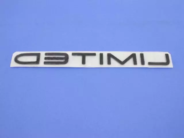5152005AA - Exterior Ornamentation: Limited Nameplate for Mopar Image