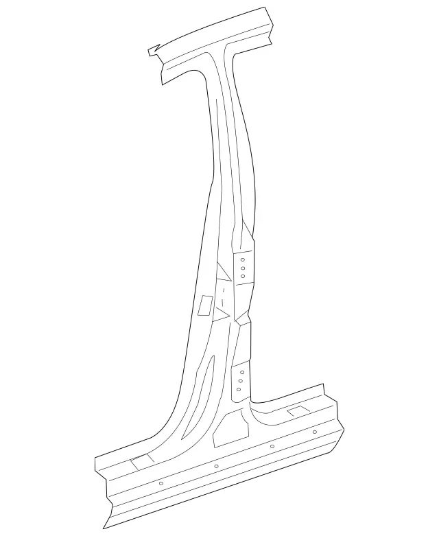 2116371324 - Side Panels: Pillar for Mercedes-Benz: E320, E500 Image image