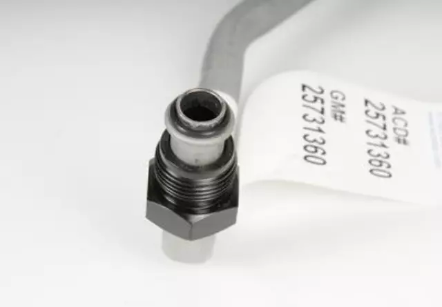 Engine Oil Cooler Inlet Hose Kit with Nut, Gasket, and Caps - GM (25731360)