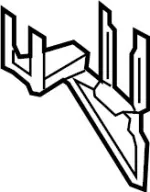 217453KA0A - Cooling System: Reservoir Tank Bracket for INFINITI: JX35, QX60 Image