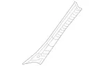 20469045268R76 - Body: Windshield Pillar Trim for Mercedes-Benz Image