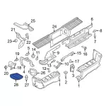 PC3Z17B807AE - Body: Step Pad for Ford: F-250 Super Duty, F-350 Super Duty, F-450 Super Duty Image