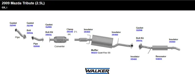 31596 - Gaskets: Exhaust Pipe Flange Gasket for Walker Exhaust Image