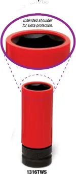 1316TWS - : Impact Socket 13/16" Hex Bulk for Gorilla Automotive Image