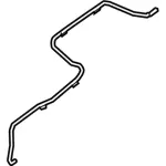 8G1Z17K605A - : 2008-2019 Ford - Washer Hose for Ford: Flex, Police Interceptor Sedan, Taurus, Taurus X | Lincoln: MKS | Mercury: Sable Image