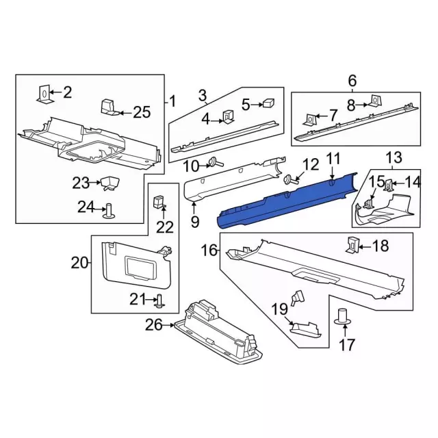 M2DZ78613D11AH - Body: Rear Cover for Ford: Bronco Image