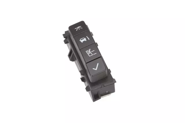 Ebony Driver Information Display Switch - GM (15864776)