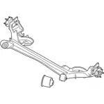 KV6Z5035E - Suspension: Axle Beam for Ford: Transit Connect Image