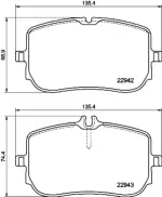 355040161 - : Disc Brake Pad Set for Hella Pagid Image