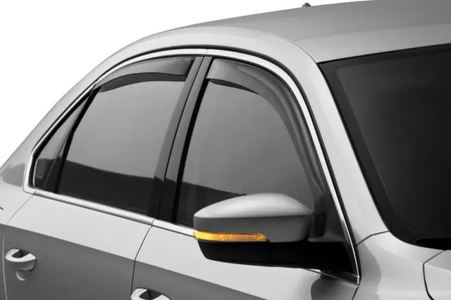 Side Window Deflectors - Rear - Smoke - Volkswagen (561-072-194-HU3)