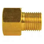 BLF19C - : Brass Adapter, Female(7/16-24 Inverted), Male(1/2-20 Inverted), 1/card for AGS Image