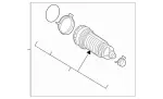 2034602300 - Steering: Tie Rod Boot for Mercedes-Benz Image