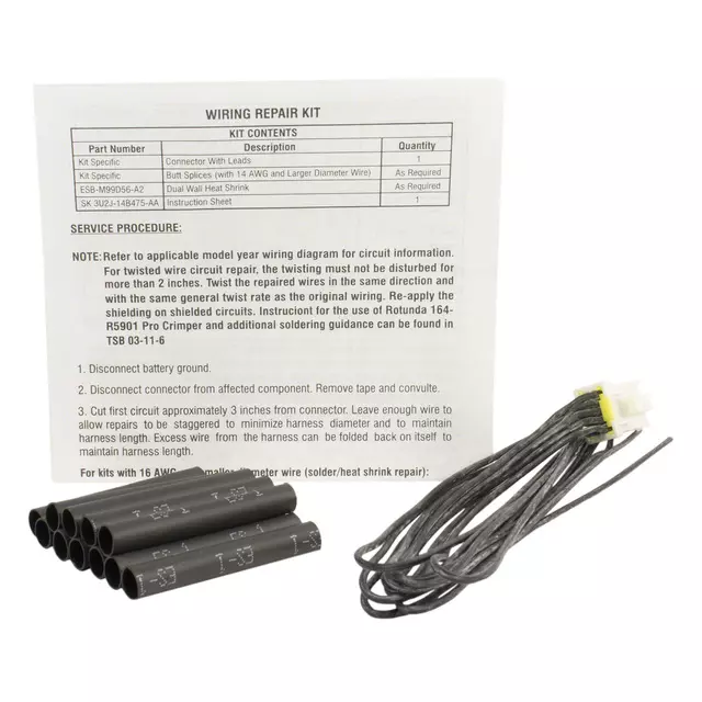 3U2Z14S411VVA - : Wire Assembly for Ford Image