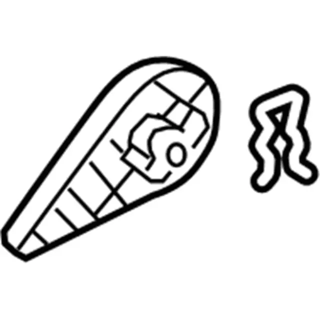 HS7Z5461198AA - Body: Adjust Handle for Ford: Fusion, Police Responder Hybrid, SSV Plug-In Hybrid Image