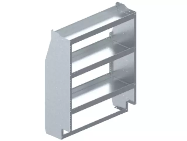 19432094 - Cargo Management: Cargo Area Premium Steel 3-Shelf Unit By for Chevrolet: Express 2500, Express 3500, Express 4500 | GMC: Savana 2500, Savana 3500, Savana 4500 Image