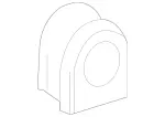 9063262581 - Suspension: Suspension Stabilizer Bar Bushing for Mercedes-Benz Image